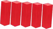 PLAFOPE Lipstick Tubes 5pcs Abs Diy Empty Containers Leakproof Travel-friendly