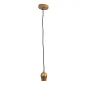 Bud Timber Suspension Pendant Light