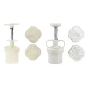Cute Rabbit Shape Mooncake Stamps Mooncake Moulds for Mid-Autumn Festival Baking