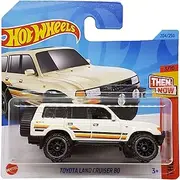 [Hot Wheels] Toyota Land Cruiser 80 - Then and Now 3/10 - HKJ41 - Short Card - Off-Road Vehicle - Mattel 2023