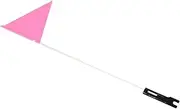 BELLIFFY 190cm Bike Flag Pole Safety Flag Easy to Install Carry Professional Riding