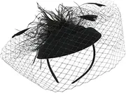 [AKOOSY] Fascinators for Women Elegant Mesh Headband with Vintage Style for Tea Parties Weddings and Special Events Eye Catching Headwear with Craftsmanship