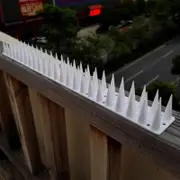 Bird Spikes Bird Deterrent Spikes For Small Birds Pigeon-squirrel Raccoon Crow Cats Bird Defender-spikes For Outside To Keep Birds Away, Plastic Fe...