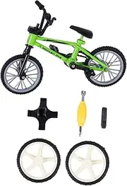 BCOATH Realistic Finger Bicycles for Boys and Girls Mini Bike Model Metal Frame Desktop Collection Decor
