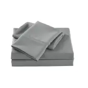Royal Comfort Bamboo Cooling 2000TC Sheet Set Double - Mid Grey
