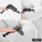 Toilet Dredge Plug Air Pump Blockage Remover Sewer Sink Plunger Drain Cleaner