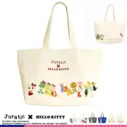 Hello Kitty Tote Bag Canvas Tote zatote-06bw Sanrio HELLO KITTY Jur From Japan