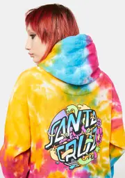 [Santa Cruz Skateboards] Strange Dot Tie Dye Hoodie