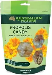 Australian By Nature Propolis Candy with Manuka Honey 12+ (MGO 400) X 60