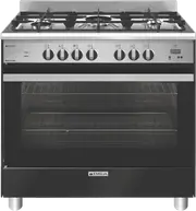 Emilia 90cm Dual Fuel Cooker - Matt Black