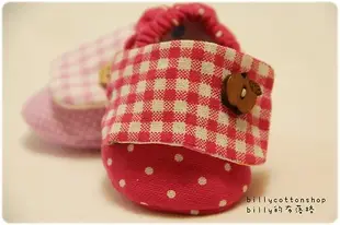 【billy的pinkoi館】【V845_300 娃娃 寶寶 嬰兒鞋材料包】適用0-12月寶寶, 布料量可做2雙