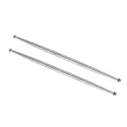 2pcs Double Head Wax Carving Tool 3.5/4.5mm Stainless Steel Clay Spatula Tool