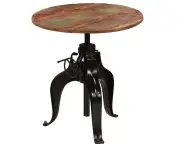 Bar Table Solid Reclaimed Wood 75x(76-110) cm