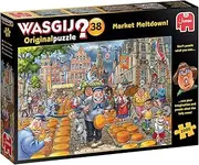Jumbo, Wasgij, Original 38 Market Meltdown, Jigsaw Puzzles for Adults, 1,000 Piece, Multicoloured, 25010