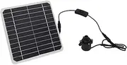 50W Solar Powered Water Pump, 24 Hour Solar Panel Kit with Switch Adjustment, Ideal for Bird Bathing, Fish Tanks, Small Ponds, and Gardens, Solar Panel Water Fountain