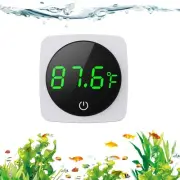 Aquarium Thermometer, LED Digital Fish Tank Thermometer High Accurate to ±0.9...
