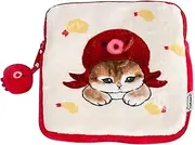 [Vriusi] Cat Coin Purse, Plush Wallet Bag, Bright Colored Coin Pouch, Soft Cat Purse, Compact Plush Wallet, Portable Coin Bag, Adorable Cat Wallet, Coin Purse For Kids, Giftable Cat Coin Bag, Octopus,