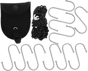 Sosoport 1 Set Portable Clothesline Set Tent Straps Laundry Clothesline Outdoor Camping Hanging Rope Camping Windproof Rope Heavy Duty Bungee Cords Camping Rope Cord Packing Rope Polyester