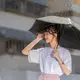 rento 日式超輕黑膠蝴蝶傘 晴雨傘-松葉綠