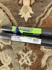 NIP Set Of 2 Fadeless Bulletin Board Art Paper Rolls Each Is 4’ X 12' Black