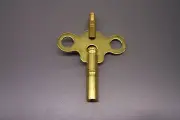 CLOCK WINDING KEY for the ANSONIA 3 1/8" DIAMETER MOVEMENT SHOWN - repair part