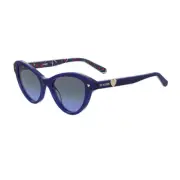 Moschino Love MOL046/S 0PJP GB Blue/Grey Azure Gradient 52-18-140 Sunglasses ...
