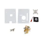 Arcylic Clear Case Box Enclosure Fan Heatsink For Raspberry Pi 3/2 Model B/B+ F