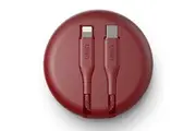 UNIQ Halo 1.2m USB-C Cable Data Sync Connector Compatible w Apple iPhone Red