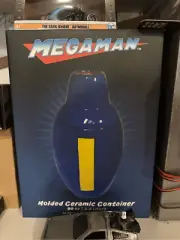 CAPCOM Mega Man Cookie Jar Ceramic Container 90oz NEW in Box