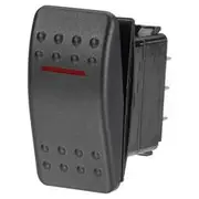 Narva LED Switch - Off/On To Suit Switch Panel - Red, 12/24V
