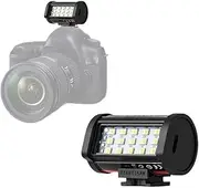 XIAOBAN Magnetic LED Video Light,Rechargeable Mini LED Camera Light,3000K/4500K/6000K Magnetic Small Panel Light for Photography, Vlog, Live Streaming (Black)