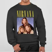 Nirvana Band Hanson Logo, 90s Vintage Rock Men Sweatshirt 100571