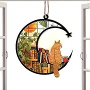 Suncatcher - Sun Catcher for Indoor Window, Cat Window Treatment | Wear-resistant Material Cat Decor Cat Room Decoration, Features Exquisite Cute Design to Add Warmth and Vibrance to Any Room Animal