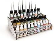 Vallejo Acrylicos S.L. VJ26007 Tabletop Supplies Wood Stand Front Module Modelling Kit Grey