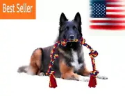 Dog Toy for Large Breeds for Tug of War Games, Durable 48 Inch 6 Knots