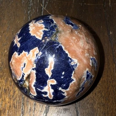 Sunset Sodalite Crystal Sphere 70mm 419g