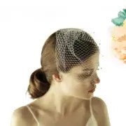 Bride Head Veil Tea Party Veil Wedding Veil Fascinator Hen Party Bridal Veil