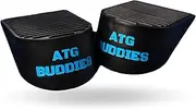 ATG Buddies - Squat Wedge Block for Heel Elevated Squat, Weightlifting Calf Stretcher Slant Board for ATG Split quats, Improve Mobility Balance and Strength Performance, Light