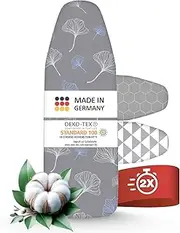 arteneur® - Made in Germany Ironing Board Cover 120 x 40 cm Heat Reflective Elastic Band Oeko-Tex 100 5 Sizes Padding Board Cover for Steam Ironing Station and Steam Iron Ironing Board Cover M