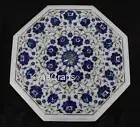Lapis Lazuli Stone End Table for Hotel Marble Coffee Table Top with Royal Look