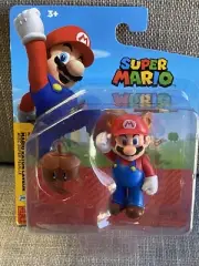 NEW! Nintendo Super Mario Bros. Action Figure 2.5” Raccoon Mario with Super Leaf