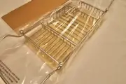 West Elm Eldred Bath Caddy -- Brushed Nickel -- New In Box