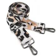 Purse Strap Silver Hardware Wide Bag Straps Black Hardware-leopard-pink-c30