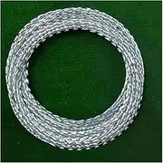 Razor Wire Barbed Wire Razor Razor Barbed Wire, 304 Stainless Steel Razor Wire Fence, Stretched Spiral Barbed Wire Coils for Farm Garden