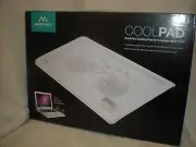 MERKURY Dual-Fan Square Notebook Cooling Pad (Black)