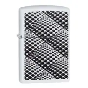 Zippo Dots and Boxes White Matte 29416