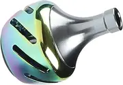 Power Knob for Spin Reel - Fishing Reel Handle Knob Metal,Hollow Aluminum Alloy Modified Accessories with Mounting Parts for Baitcast Wheel