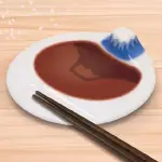 富士山醬油碟 富士山醬油皿  日本 富士山倒影醬油碟 沾醬碟子 富士山造型碟子 富士山皿 富士山小碟子 富士山小盤子