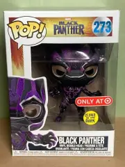 Funko POP Marvel Black Panther 273 Target Exclusive Glow in the Dark Purple