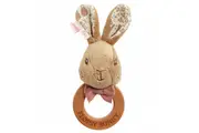 Signature Flopsy Bunny Wooden Ring Rattle
